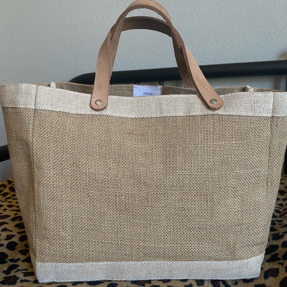 Apolis Petite Market Bag in Natural - EUC